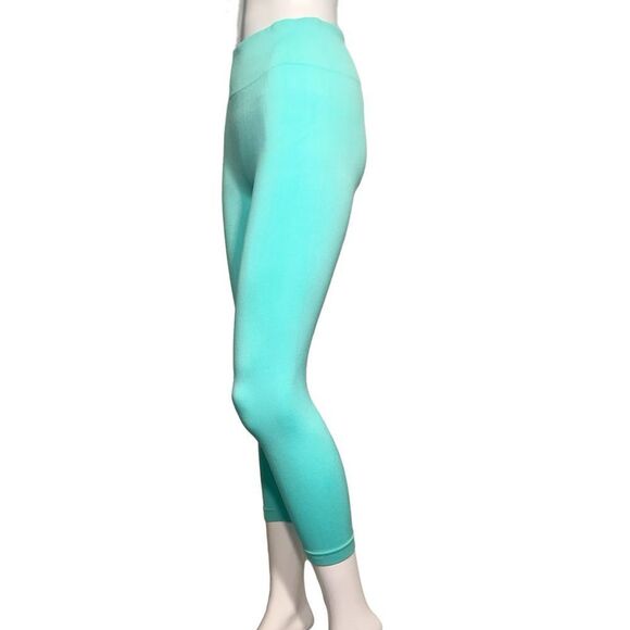 Seamlesss Wide Waistband Ankle Legging NWOT - Mint Green (S) - Picture 1 of 12
